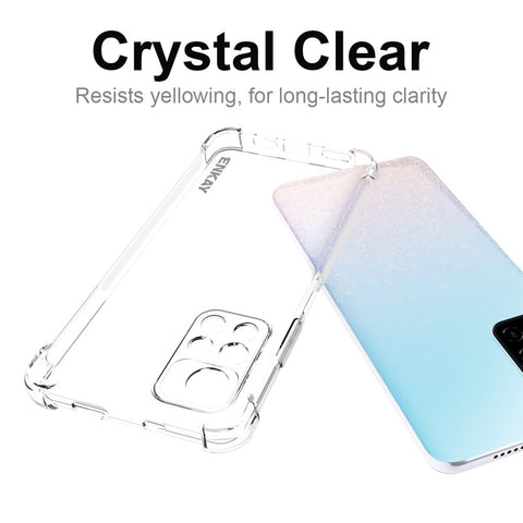 ENKAY HAT PRINCE Shock-absorbing Corners Non-yellowing Crystal Clear TPU Cover Mobile Phone Shell with Anti-slip Edge for Xiaomi Redmi Note 11 5G (China) (MediaTek)/Redmi Note Redmi Note 11T 5G/Note 11S 5G