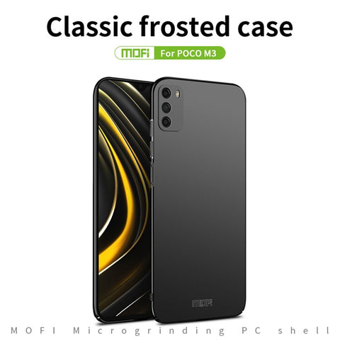 MOFI Shield Ultra-thin Hard PC Phone Case Matte Finish Anti-drop Protective Case for Xiaomi Poco M3