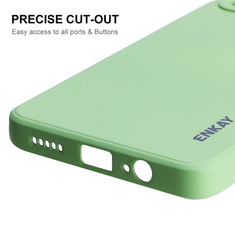 ENKAY HAT PRINCE Scratch-resistant Soft Liquid Silicone Case Precise Cutout Phone Cover for Xiaomi Redmi Note 11 5G (China) (MediaTek)/Note 11S 5G/Note 11T 5G