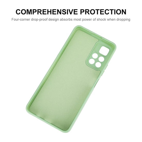 ENKAY HAT PRINCE Scratch-resistant Soft Liquid Silicone Case Precise Cutout Phone Cover for Xiaomi Redmi Note 11 5G (China) (MediaTek)/Note 11S 5G/Note 11T 5G