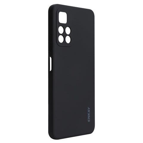 ENKAY HAT PRINCE Scratch-resistant Soft Liquid Silicone Case Precise Cutout Phone Cover for Xiaomi Redmi Note 11 5G (China) (MediaTek)/Note 11S 5G/Note 11T 5G