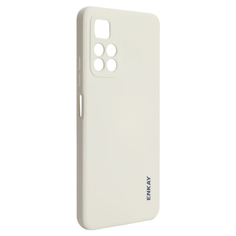 ENKAY HAT PRINCE Scratch-resistant Soft Liquid Silicone Case Precise Cutout Phone Cover for Xiaomi Redmi Note 11 5G (China) (MediaTek)/Note 11S 5G/Note 11T 5G