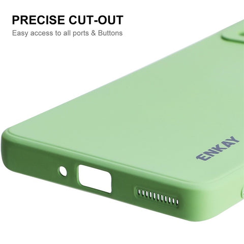 ENKAY HAT PRINCE Anti-scratch Precise Cutout Hole Opening Liquid Silicone Phone Case Phone Cover for Xiaomi 12 5G/12X 5G/12S 5G