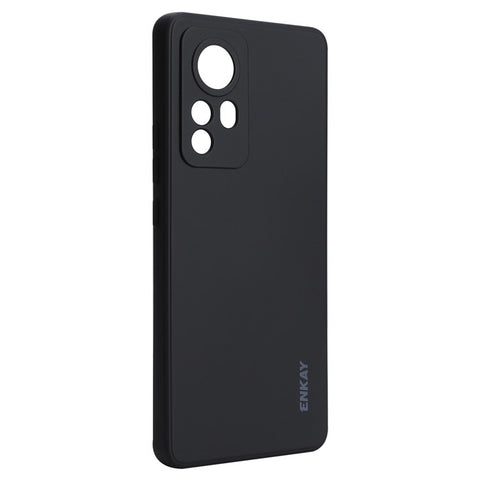 ENKAY HAT PRINCE Anti-scratch Precise Cutout Hole Opening Liquid Silicone Phone Case Phone Cover for Xiaomi 12 5G/12X 5G/12S 5G