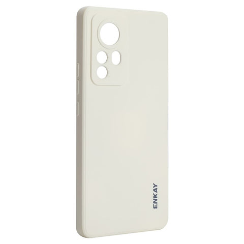 ENKAY HAT PRINCE Anti-scratch Precise Cutout Hole Opening Liquid Silicone Phone Case Phone Cover for Xiaomi 12 5G/12X 5G/12S 5G