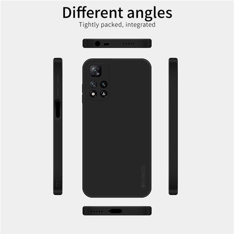 PINWUYO Precise Cutout Phone Case for Xiaomi Redmi Note 11 Pro 5G (China) (Mediatek) / Note 11 Pro+ 5G, Flexible TPU Anti-Drop Protective Cover