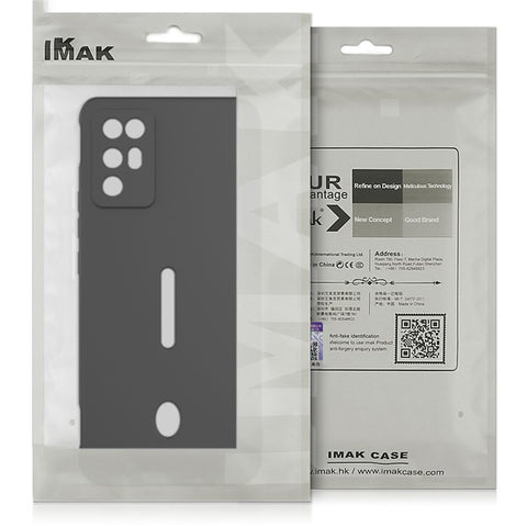 IMAK UC-4 Series Soft Flexible TPU Case for Xiaomi 12/12X/12S 5G, Straight Frame Anti-scratch Phone Cover