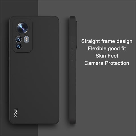 IMAK UC-4 Series Straight Edge Phone Case for Xiaomi 12 Pro 5G/12S Pro 5G/12 Pro (Dimensity)5G, Anti-drop Protection Soft TPU Cover