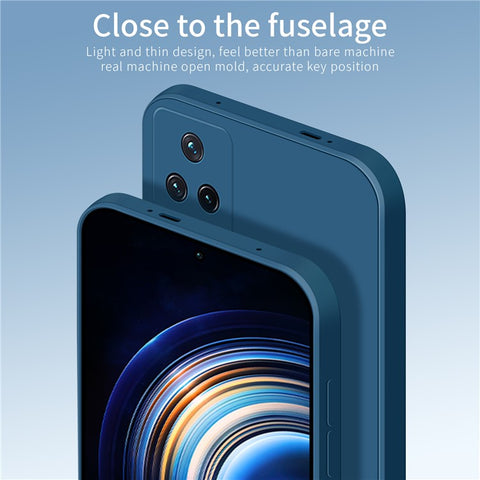 PINWUYO Precise Cutout Phone Case for Xiaomi Redmi K50 / K50 Pro Shockproof TPU Protective Cover