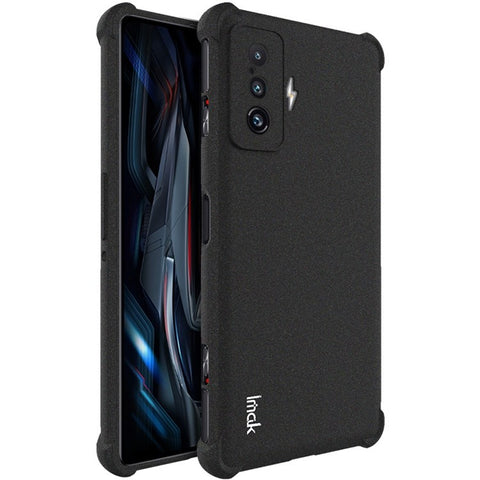 IMAK Slim Case for Xiaomi Poco F4 GT / Redmi K50 Gaming 5G Airbags Drop-Proof TPU Matte Phone Cover with Screen Protector