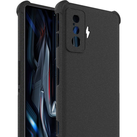 IMAK Slim Case for Xiaomi Poco F4 GT / Redmi K50 Gaming 5G Airbags Drop-Proof TPU Matte Phone Cover with Screen Protector