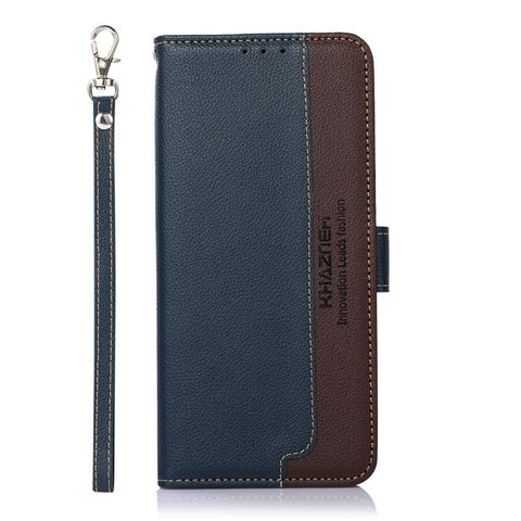 KHAZNEH For Xiaomi Redmi 10C 4G Litchi Texture PU Leather Stand Case RFID Blocking Wallet Phone Cover
