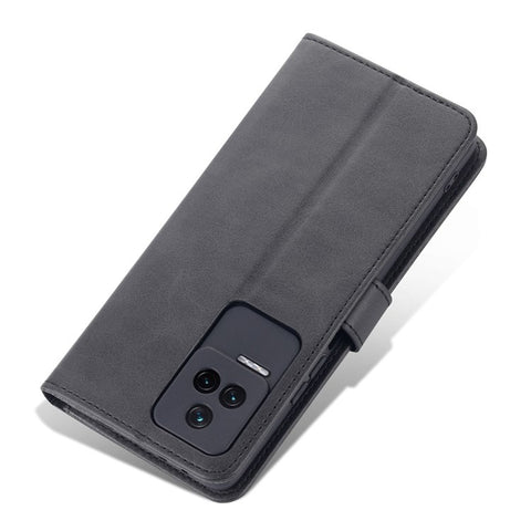 AZNS for Xiaomi Redmi K50/K50 Pro PU Leather Wallet Case Foldable Stand Phone Full-protection Cover