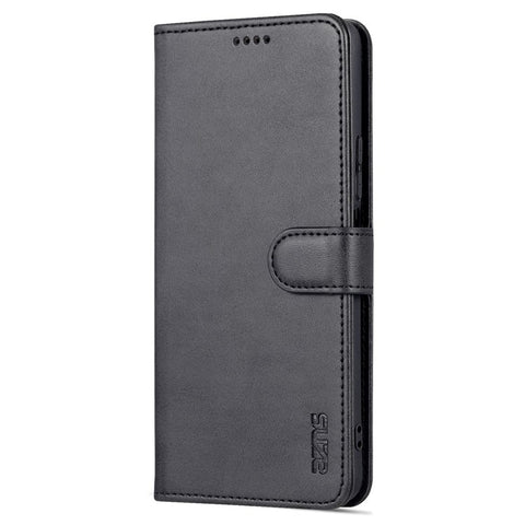 AZNS for Xiaomi Redmi K50/K50 Pro PU Leather Wallet Case Foldable Stand Phone Full-protection Cover