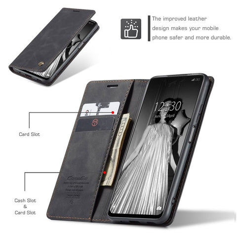 For Xiaomi Redmi Note 10 5G/Redmi Note 10T 5G/Poco M3 Pro 4G/5G CASEME 013 Series PU Leather Case Folio Stand Wallet Magnetic Auto Closing Protective Cover