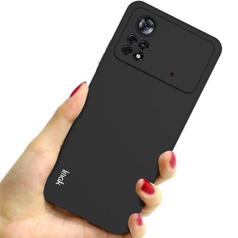 IMAK UC-3 Series TPU Soft Case for Xiaomi Poco X4 Pro 5G, Shockproof Fingerprint-free Matte Surface Phone Shell