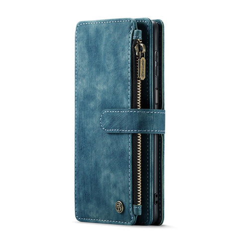 For Xiaomi Redmi Note 10 Pro 4G (Global) / (India) / Note 10 Pro Max Phone Cases with Strap CASEME C30 Zipper Multiple Card Holder PU Leather Cover