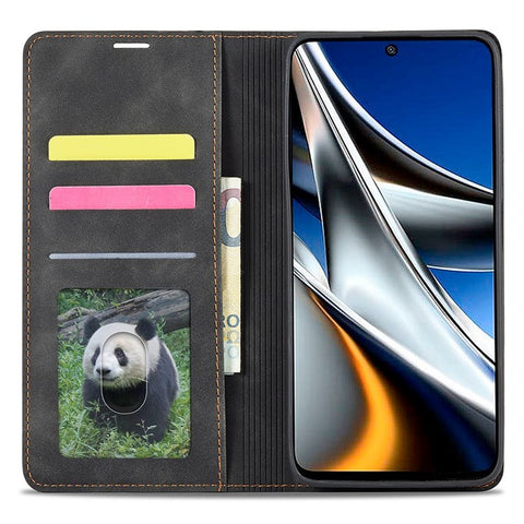 FORWENW for Xiaomi Poco X4 Pro 5G Fantasy Series Skin-touch PU Leather + TPU Well-protected Stand Wallet Style Anti-drop Cell Phone Case