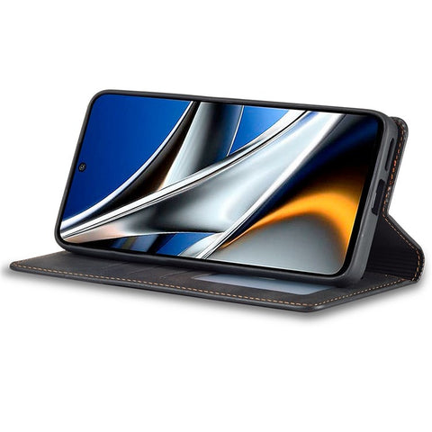 FORWENW for Xiaomi Poco X4 Pro 5G Fantasy Series Skin-touch PU Leather + TPU Well-protected Stand Wallet Style Anti-drop Cell Phone Case