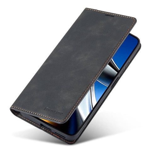 FORWENW for Xiaomi Poco X4 Pro 5G Fantasy Series Skin-touch PU Leather + TPU Well-protected Stand Wallet Style Anti-drop Cell Phone Case