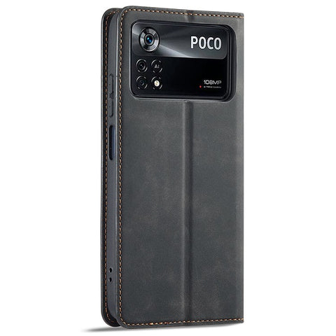 FORWENW for Xiaomi Poco X4 Pro 5G Fantasy Series Skin-touch PU Leather + TPU Well-protected Stand Wallet Style Anti-drop Cell Phone Case