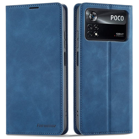 FORWENW for Xiaomi Poco X4 Pro 5G Fantasy Series Skin-touch PU Leather + TPU Well-protected Stand Wallet Style Anti-drop Cell Phone Case