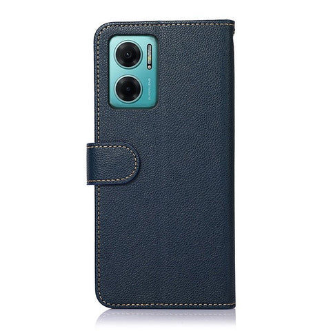 KHAZNEH for Xiaomi Redmi Note 11E 5G / Redmi 10 5G / Redmi 10 Prime+ 5G Wallet Style RFID Blocking Stand Phone Case Litchi Texture Leather Anti-shock Flip Shell with Strap