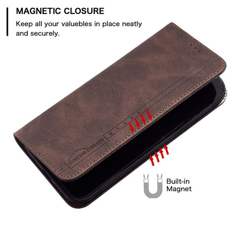 BINFEN COLOR For Xiaomi Redmi 10C 4G Leather Case Mobile Cover Stand with RFID Blocking Card Holder