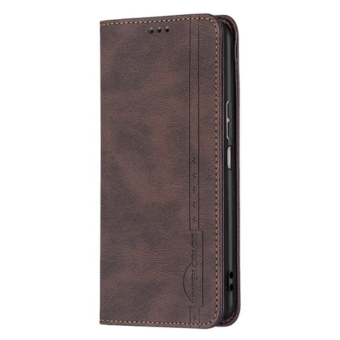 BINFEN COLOR For Xiaomi Redmi 10C 4G Leather Case Mobile Cover Stand with RFID Blocking Card Holder