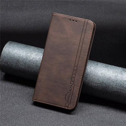 BINFEN COLOR For Xiaomi Redmi 10C 4G Leather Case Mobile Cover Stand with RFID Blocking Card Holder