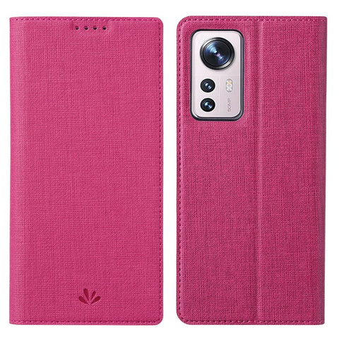 VILI DMX Series for Xiaomi 12 Pro 5G/12S Pro 5G/12 Pro (Dimensity) 5G PU Leather Folio Flip Phone Case with Card Holder Stand