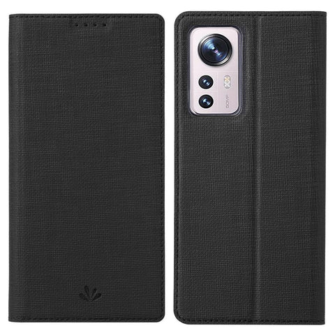 VILI DMX Series for Xiaomi 12/12X/12S 5G PU Leather Auto Closing Magnetic Phone Case Card Holder Stand Protective Cover