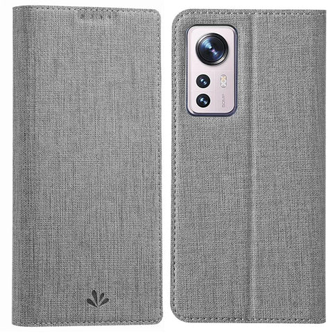 VILI DMX Series for Xiaomi 12/12X/12S 5G PU Leather Auto Closing Magnetic Phone Case Card Holder Stand Protective Cover