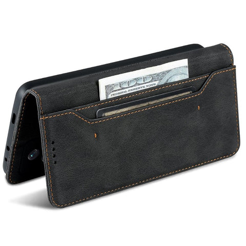 AZNS for Xiaomi Redmi K50/K50 Pro PU Leather Wallet Phone Case Full Body Protection Stand Magnetic Folio Folding Cover