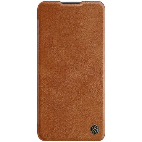 NILLKIN Qin Pro Series for Xiaomi Poco X4 Pro 5G Card Holder PU Leather Flip Folio Phone Case with Camera Sliding Cover