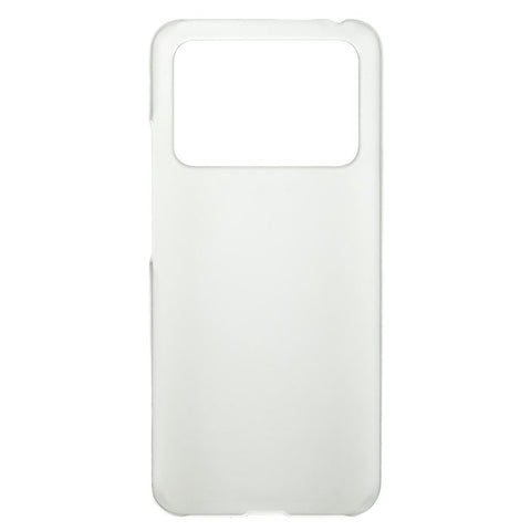 For Xiaomi Poco X4 Pro 4G Rubberized Finish Mobile Phone Case Glossy Surface Hard PC Back Cover