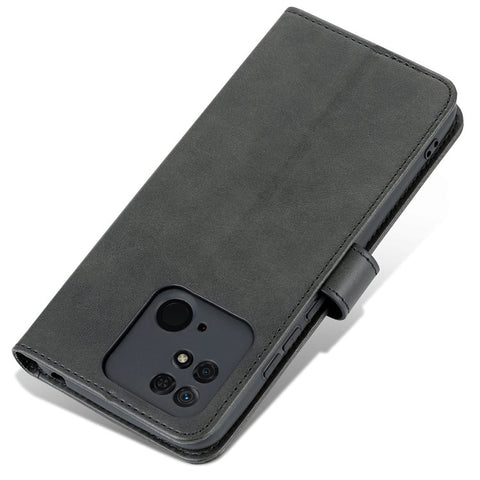 AZNS For Xiaomi Redmi 10C 4G PU Leather Cover TPU Inner Shell Wallet Stand Folio Flip Phone Cover
