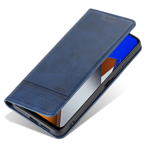 AZNS For Xiaomi Poco X4 Pro 5G PU Leather Magnetic Auto Closure Phone Case Full Protection Wallet Stand Flip Cover