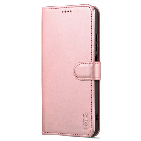 AZNS For Xiaomi Poco M4 Pro 4G PU Leather Wallet Case Adjustable Stand Magnetic Clasp Phone Cover