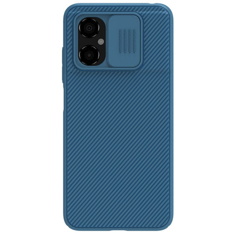 NILLKIN CamShield Hard PC Case for Xiaomi Poco M4 5G, Slide Lens Protection Wear-resistant Twill Texture Mobile Phone Cover