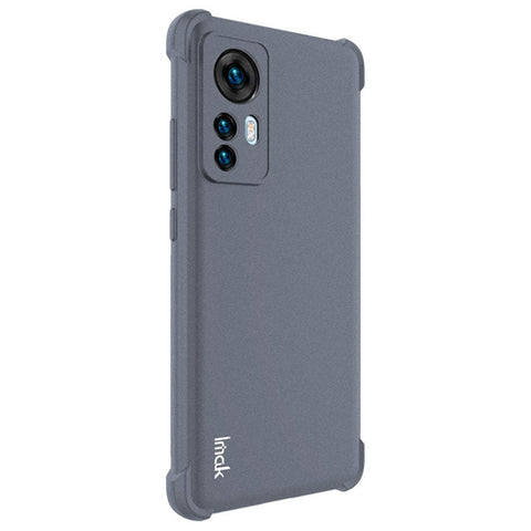 IMAK for Xiaomi 12 5G/12X 5G/12S 5G Matte Texture Anti-Fall Shockproof Airbag TPU Phone Case with Screen Protector