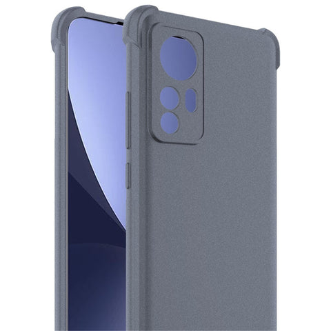 IMAK for Xiaomi 12 5G/12X 5G/12S 5G Matte Texture Anti-Fall Shockproof Airbag TPU Phone Case with Screen Protector