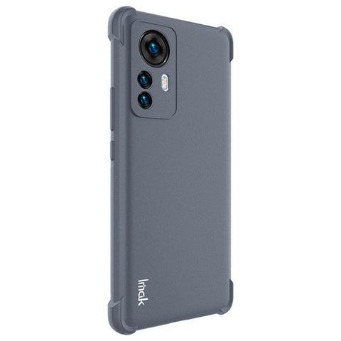IMAK for Xiaomi 12 Pro 5G/12S Pro 5G/12 Pro (Dimensity) 5G Frosted Soft TPU Case Shockproof Airbag Drop Protection Cover with Screen Protector