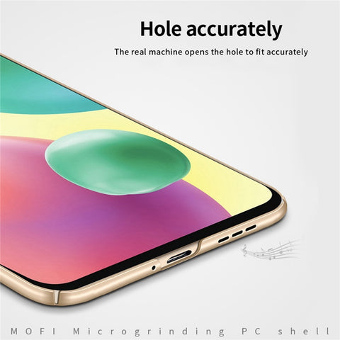 MOFI JK PC Series-1 Shield for Xiaomi Redmi 10A Matte Surface Hard PC Cover Anti-scratch Camera Protection Case with Strap