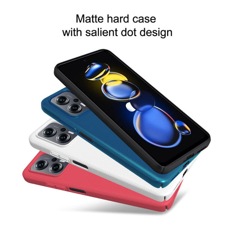 NILLKIN for Xiaomi Redmi Note 11T Pro 5G / Note 11T Pro+ 5G / Note 12T Pro 5G / Poco X4 GT 5G / Redmi K50i 5G Matte Hard PC Phone Cover Case