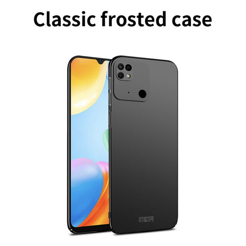 MOFI JK PC Series-1 Shield for Xiaomi Redmi 10C 4G / Redmi 10 Power Matte Case Hard PC Shockproof Drop Protective Cover with Strap