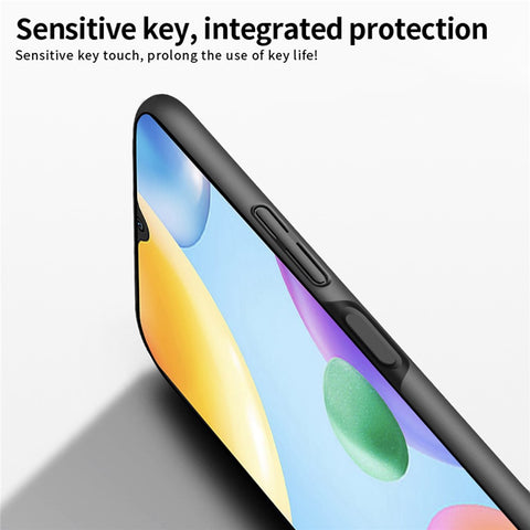 MOFI JK PC Series-1 Shield for Xiaomi Redmi 10C 4G / Redmi 10 Power Matte Case Hard PC Shockproof Drop Protective Cover with Strap