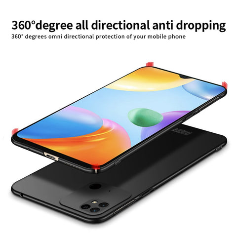 MOFI JK PC Series-1 Shield for Xiaomi Redmi 10C 4G / Redmi 10 Power Matte Case Hard PC Shockproof Drop Protective Cover with Strap