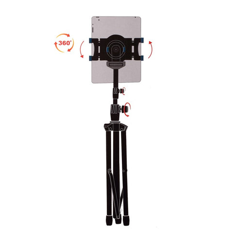Portable Adjustable Tripod Stand Tablet Holder for iPad Air/Samsung Galaxy Tab A