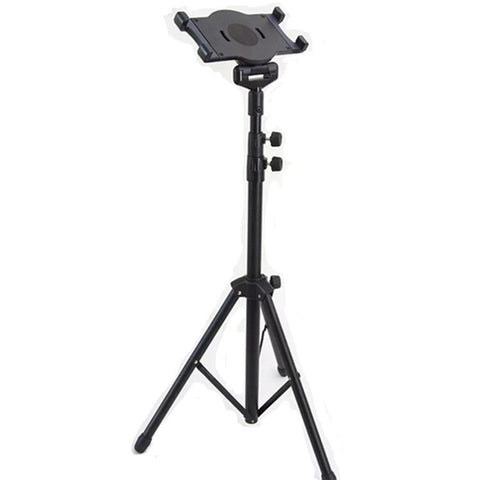 Universal 360° Rotation Aluminum Alloy Telescopic Tripod Mount Holder Height Adjustment for 7-10 Inches Tablet [First Generation]